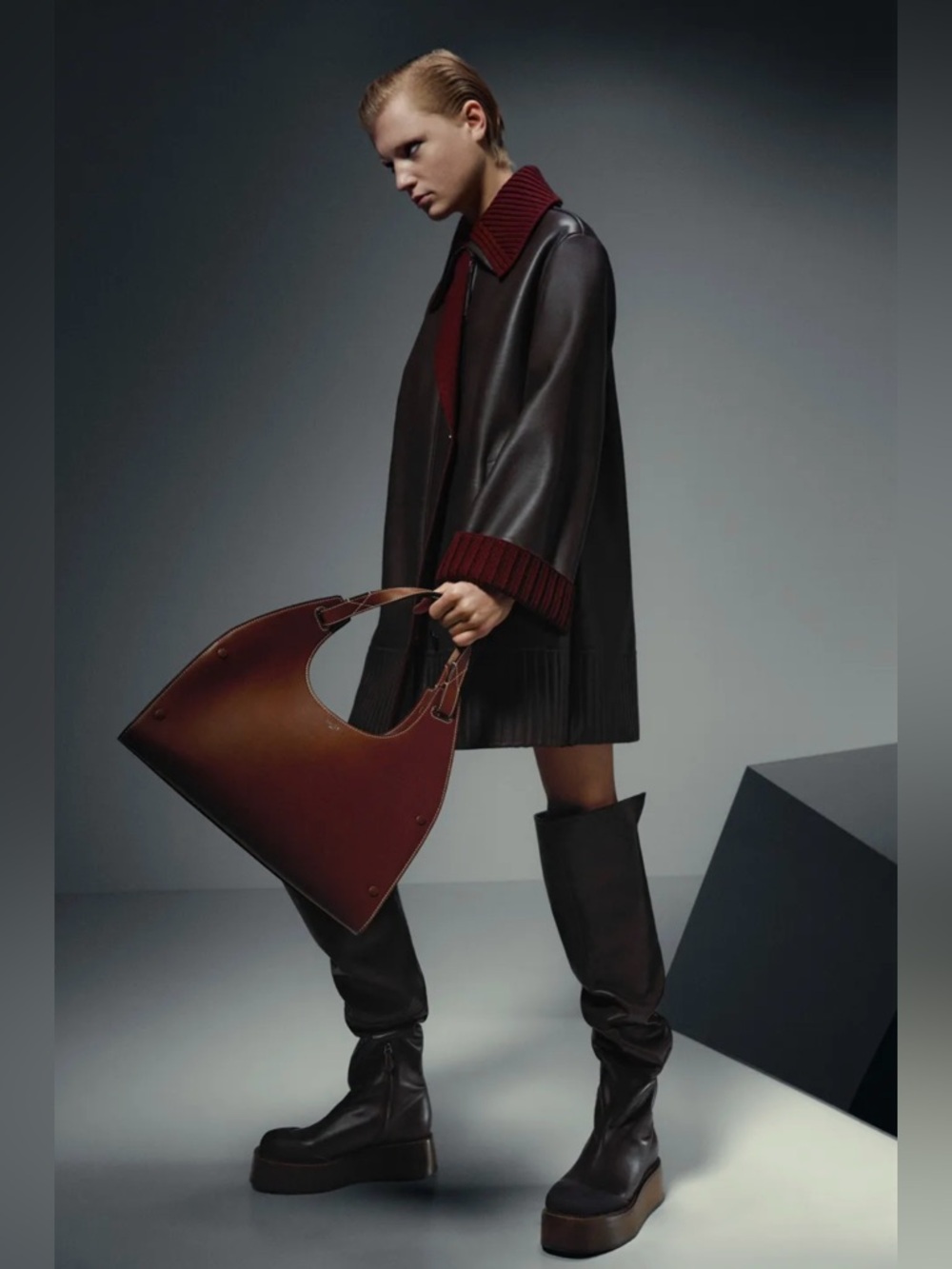 Bally Irenne Over The Knee Platform Boots
